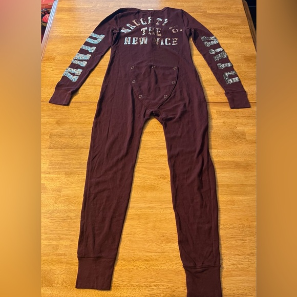 PINK Victoria Secret Holiday Christmas Onsie Naughty is the New Nice, Medium - Picture 2 of 5